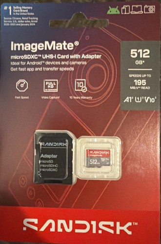 Sandisk imagemate 512gb class - sandisk,