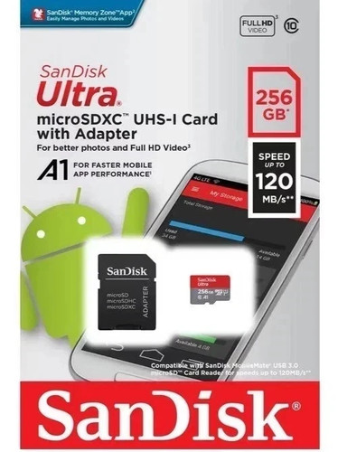 Sandisk ultra 256gb - ultra, sd