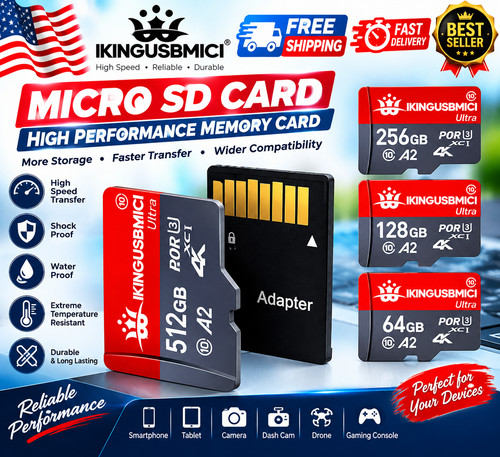 Micro card 64gb 128gb - micro, 256gb